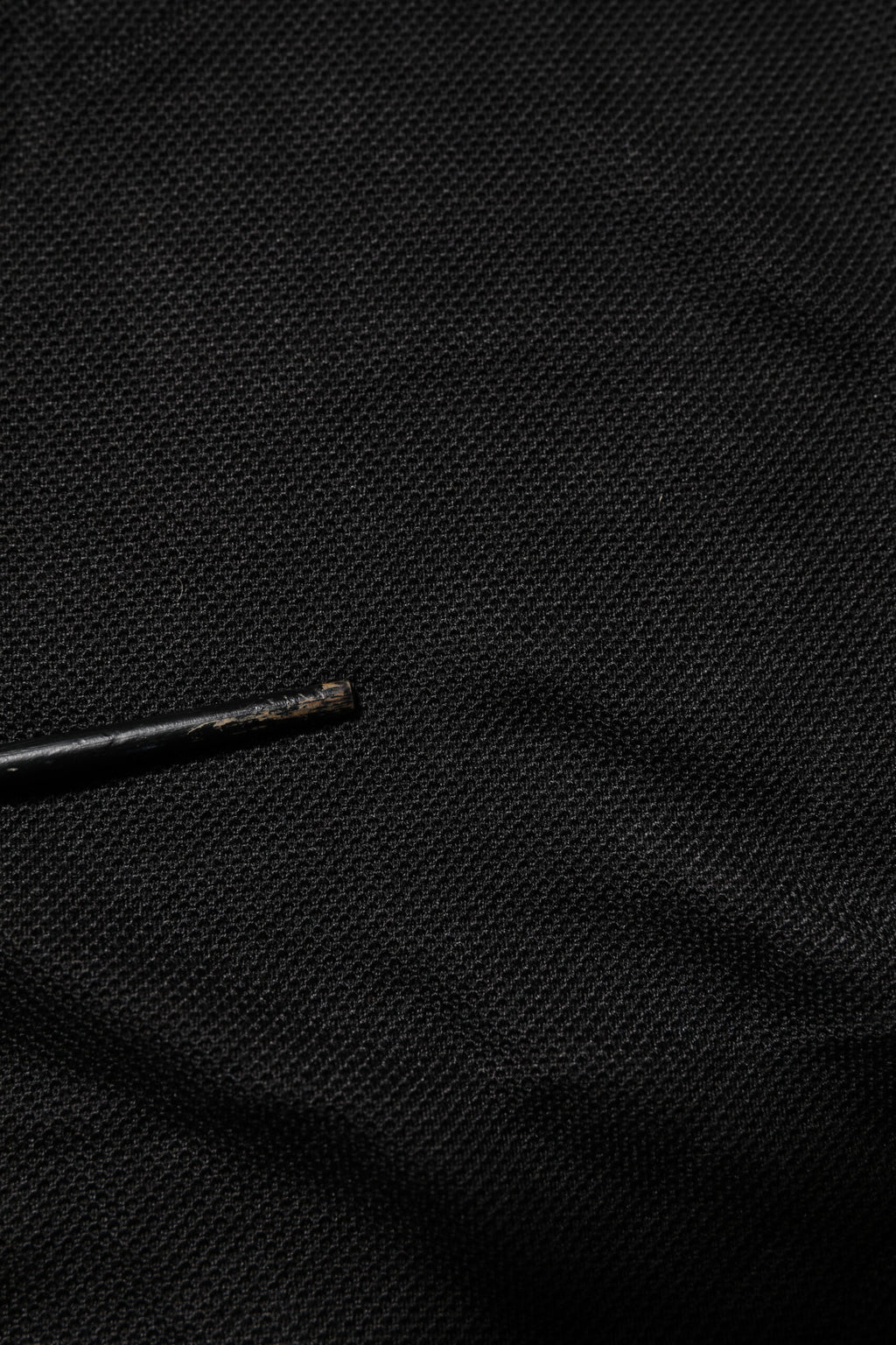 Black DG Silk Vneck Collared Men Polo T-shirt