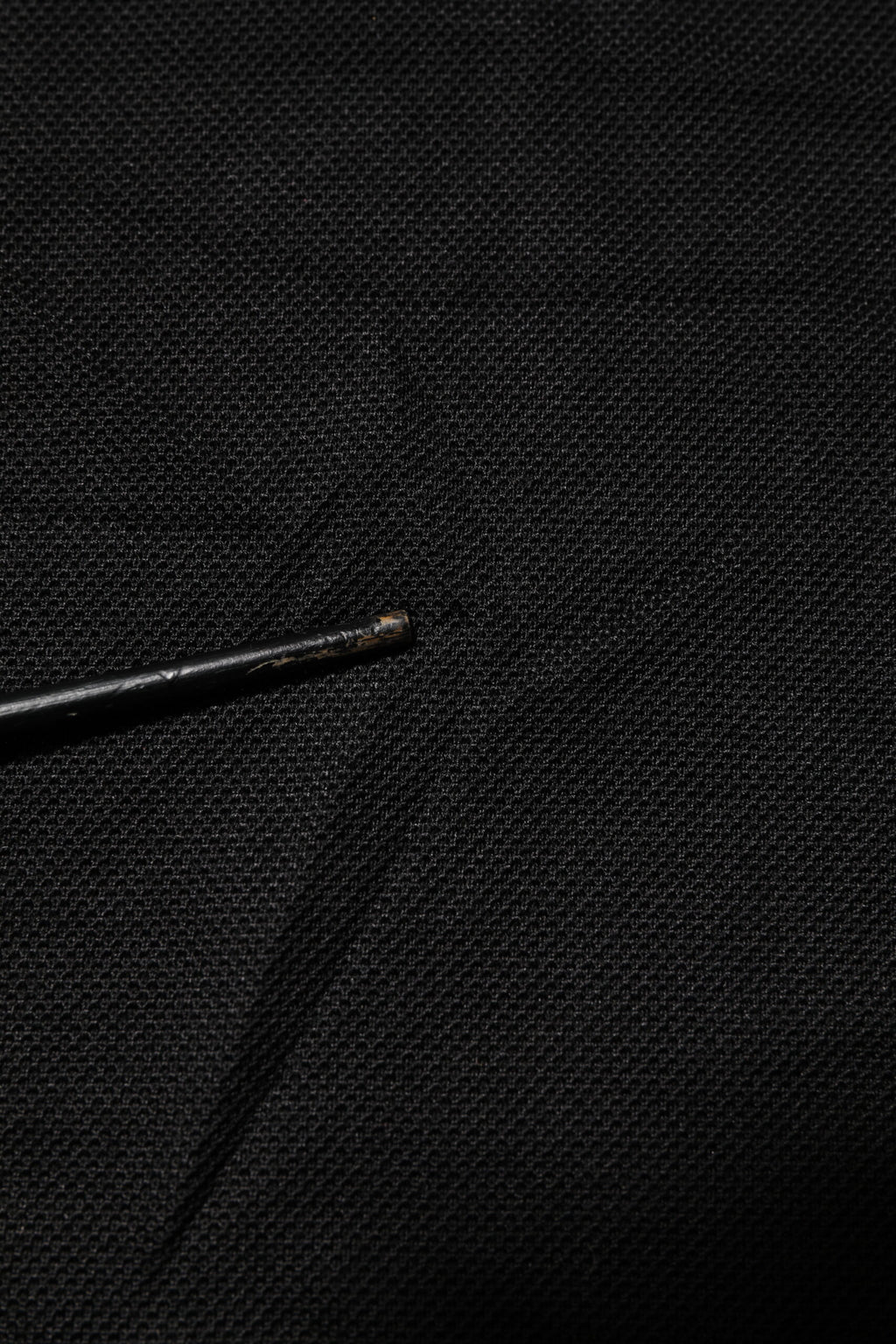 Black DG Silk Vneck Collared Men Polo T-shirt