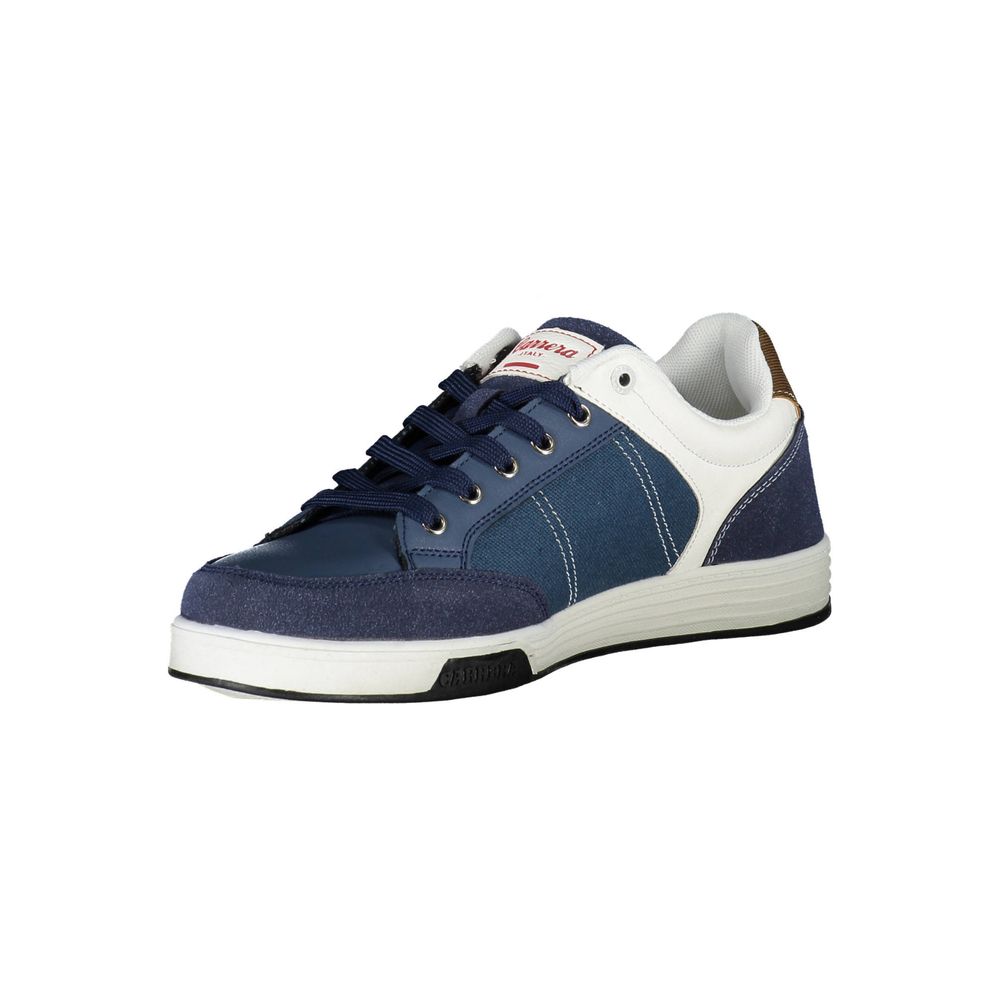 Blue Polyester Sneaker
