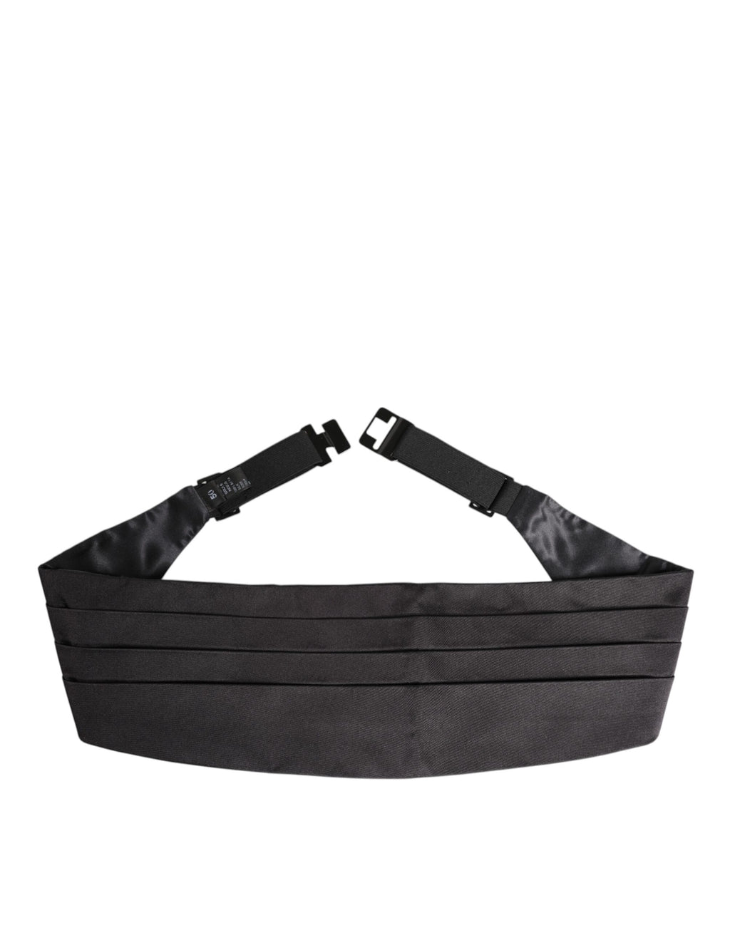 Black Men 100% Silk Belt Wide Waist Cummerbund