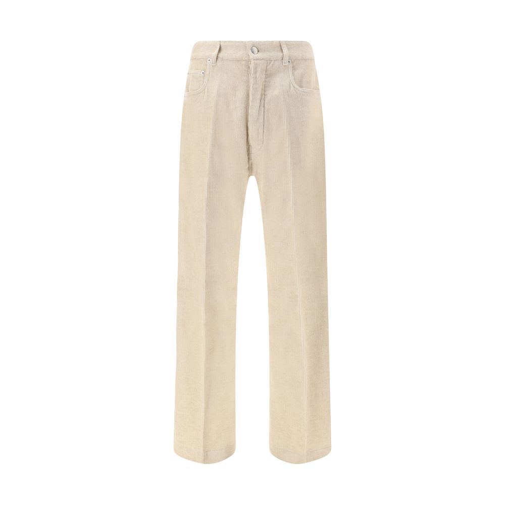 Rick Owens Beige Cotton Casual Pants