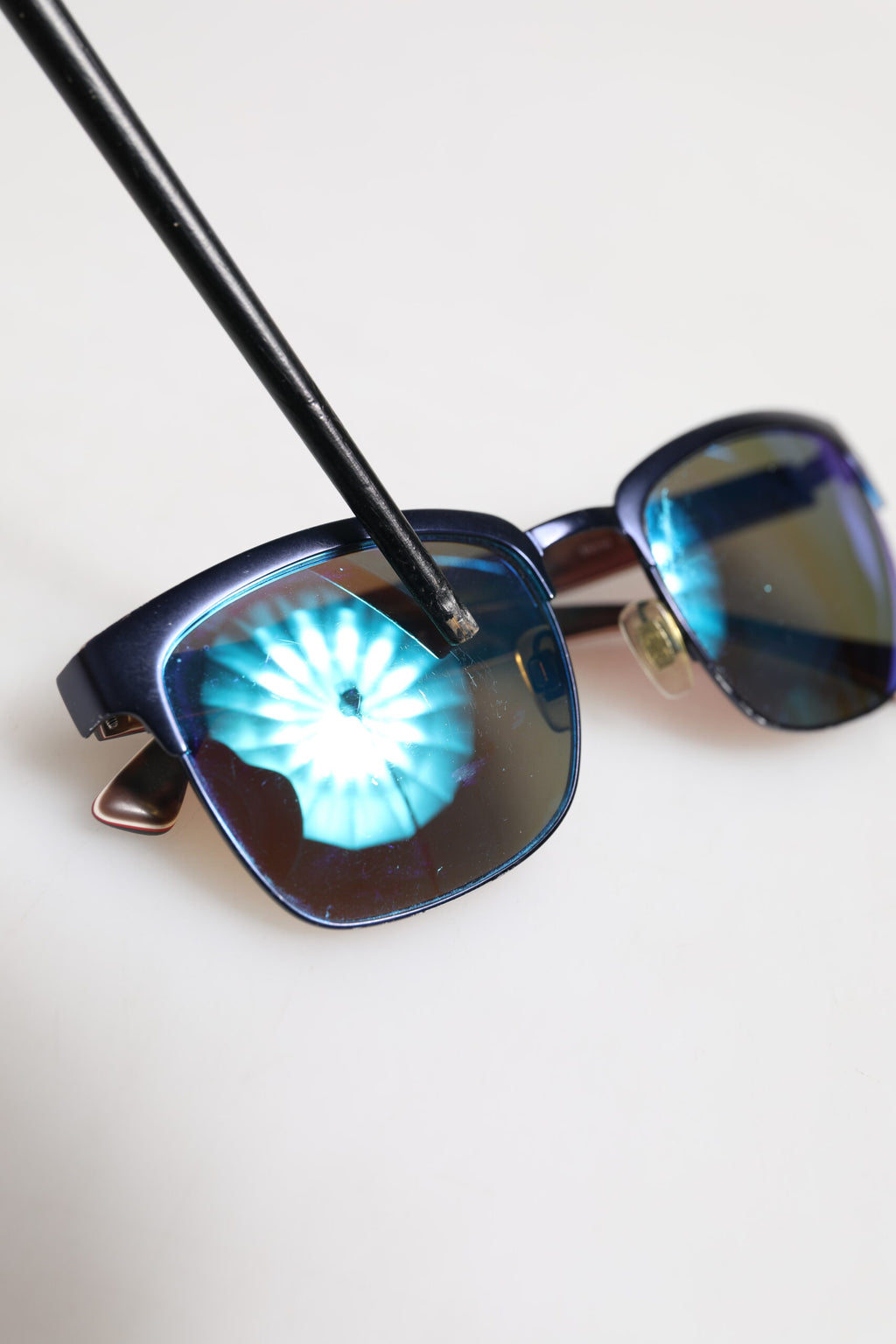 Black Acetate Square Polarized DG4287F Eyewear Sunglasses