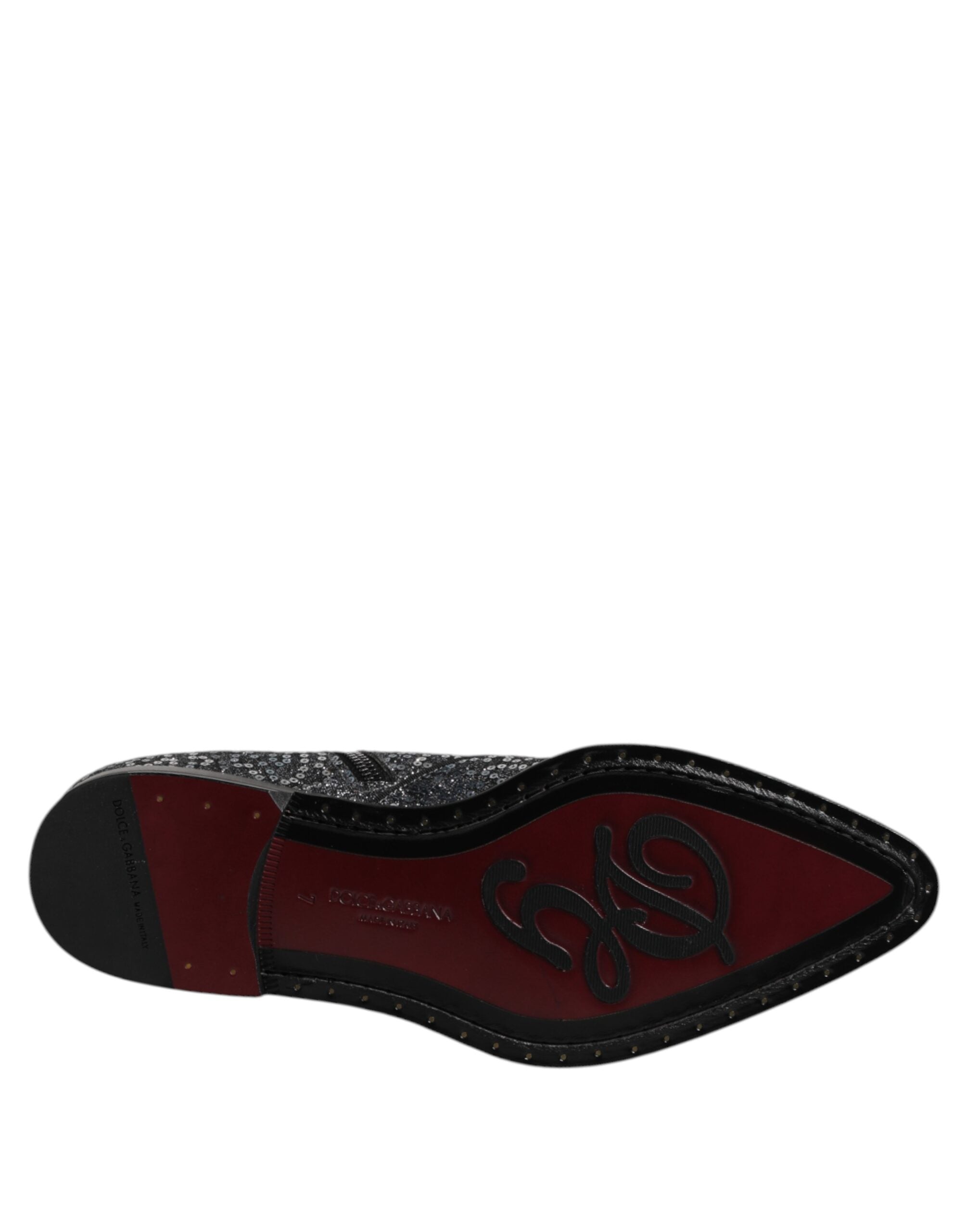 Dark Gray Cotton Sequined Chelsea Boots Shoes