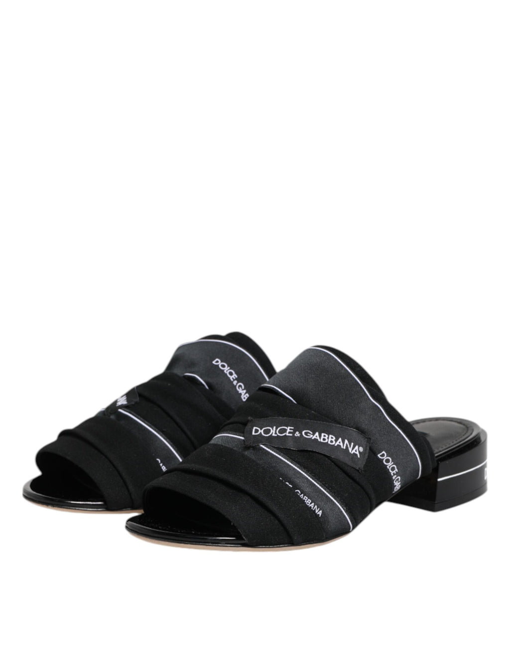 Black Slides Slip On Sandals Shoes