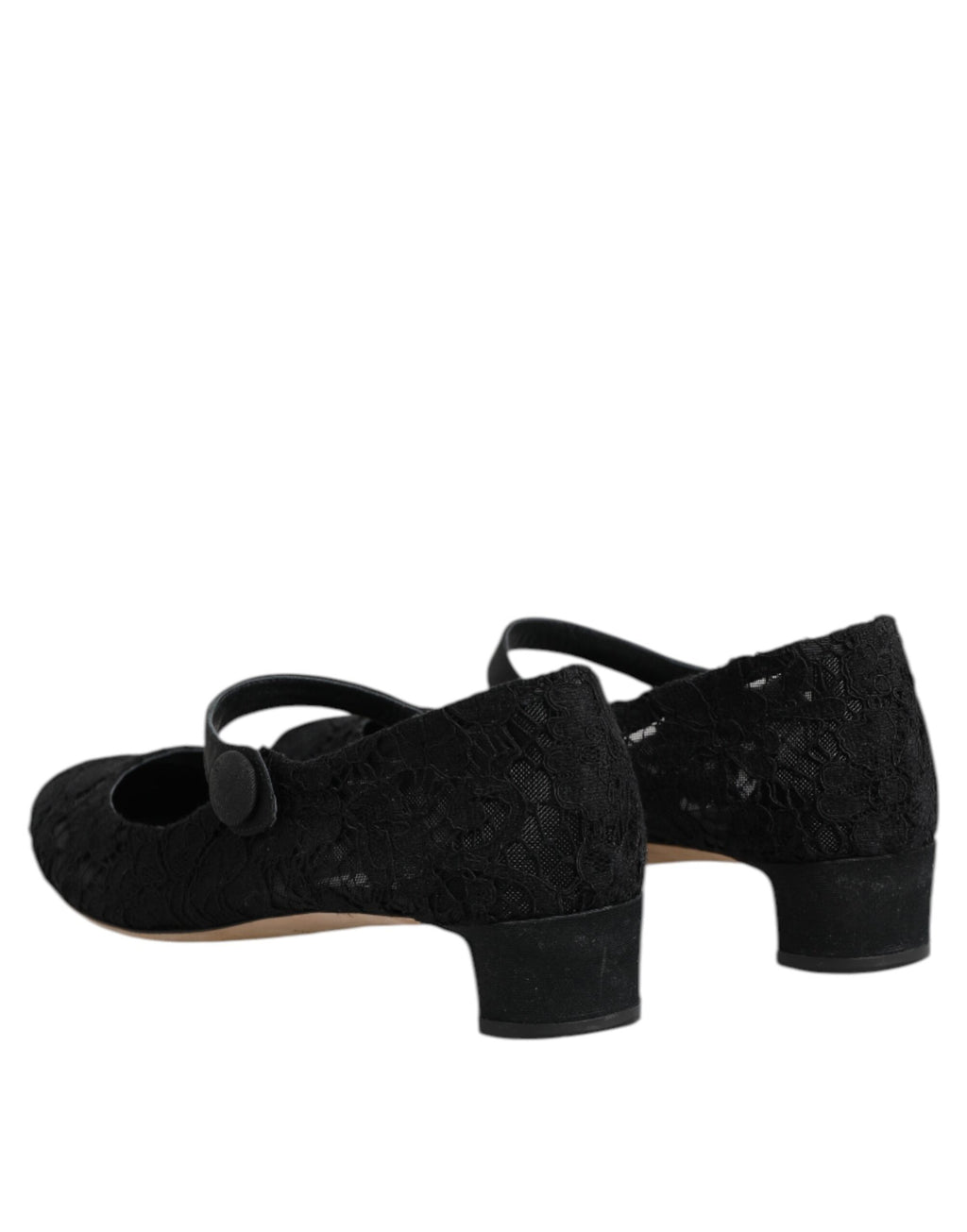 Black Vally Taormina Floral Lace Pumps Shoes
