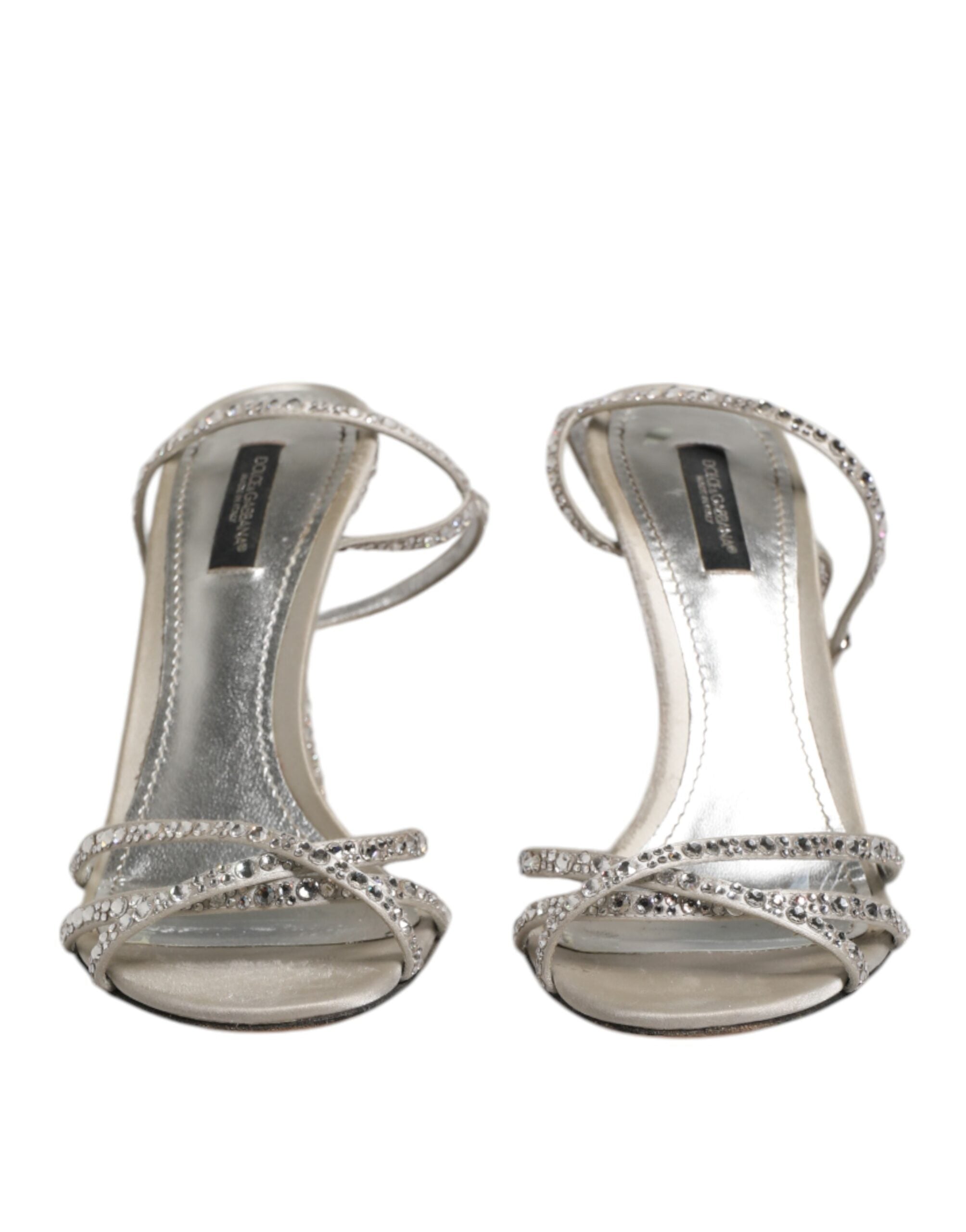 Silver Strass Ankle Strap KEIRA Sandals Shoes