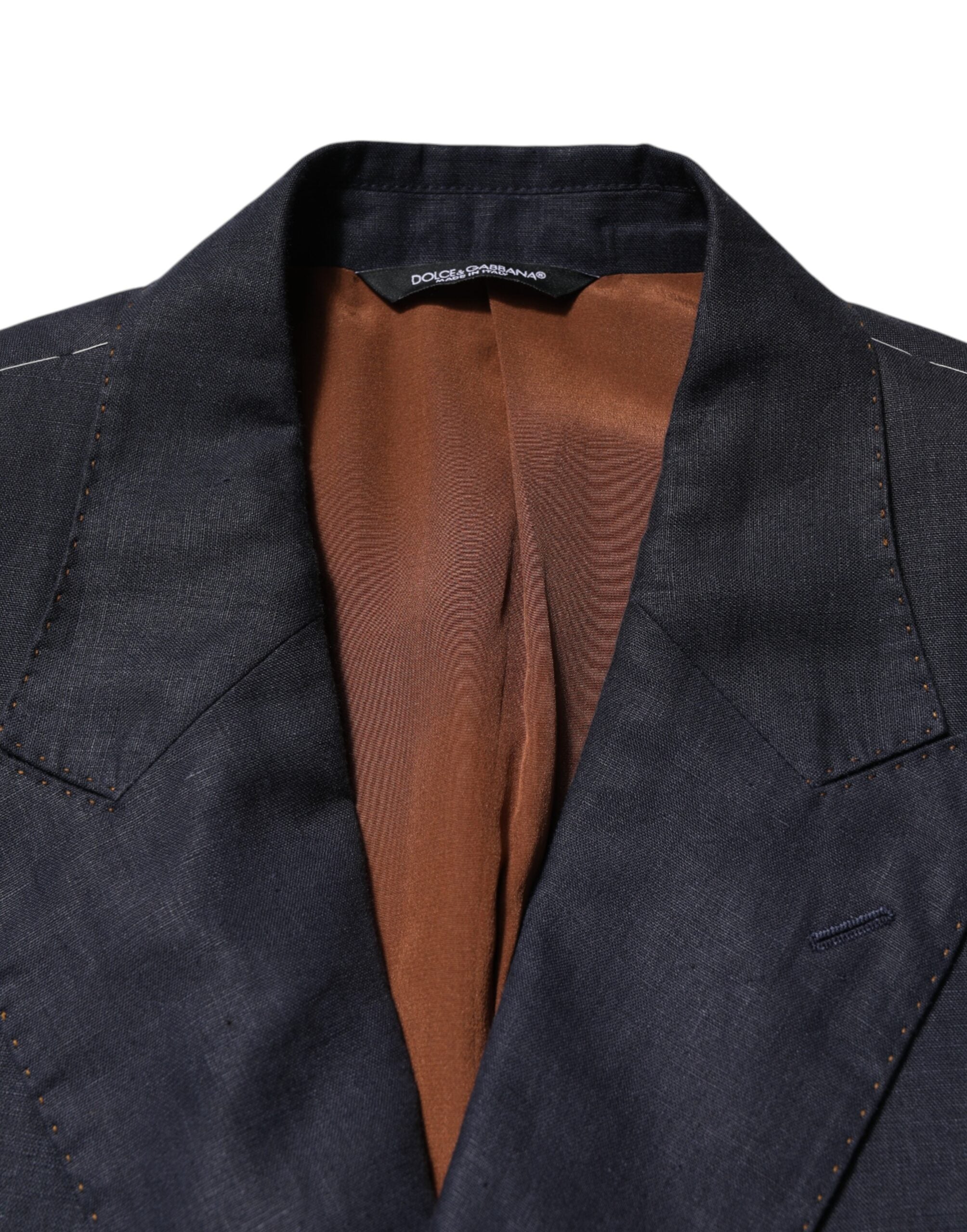 Dark Blue Double Breasted 2 Piece Suit