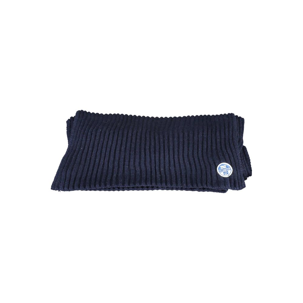 North Sails Black Cotton Men Scarf