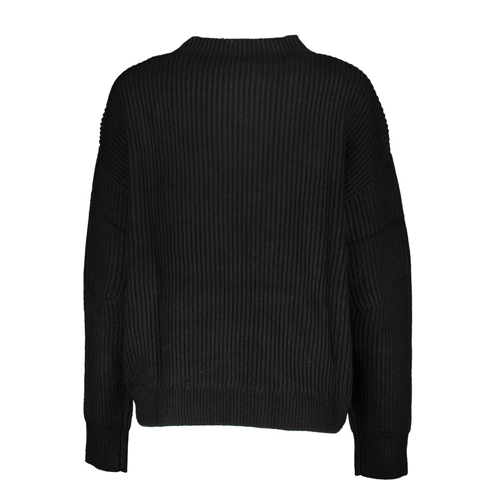 Black Fabric Sweater