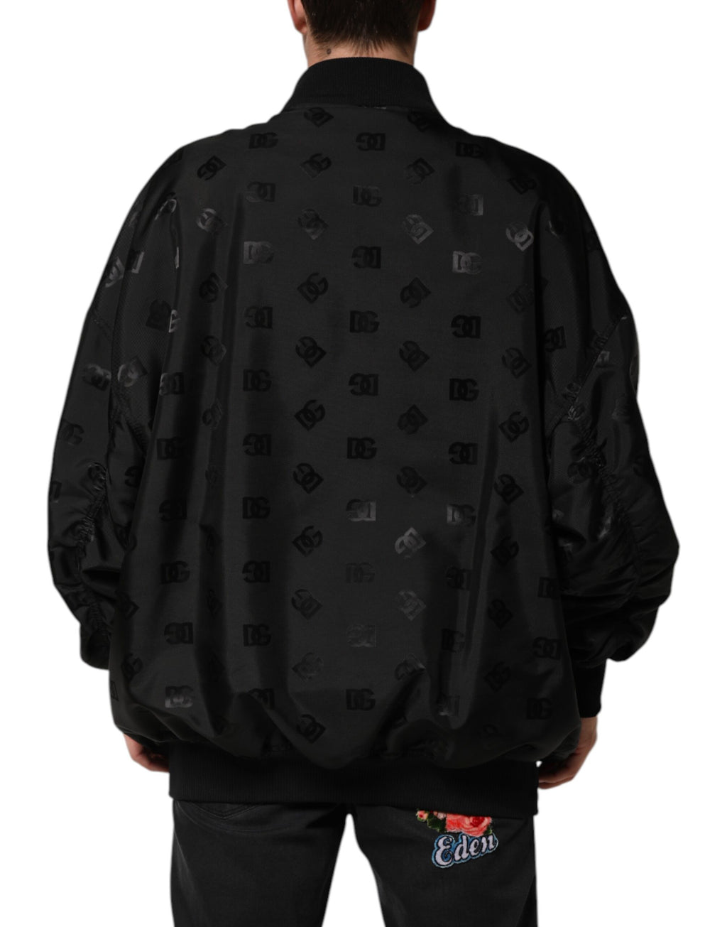 Black Cargo Windbraker Logo Mania Jacket