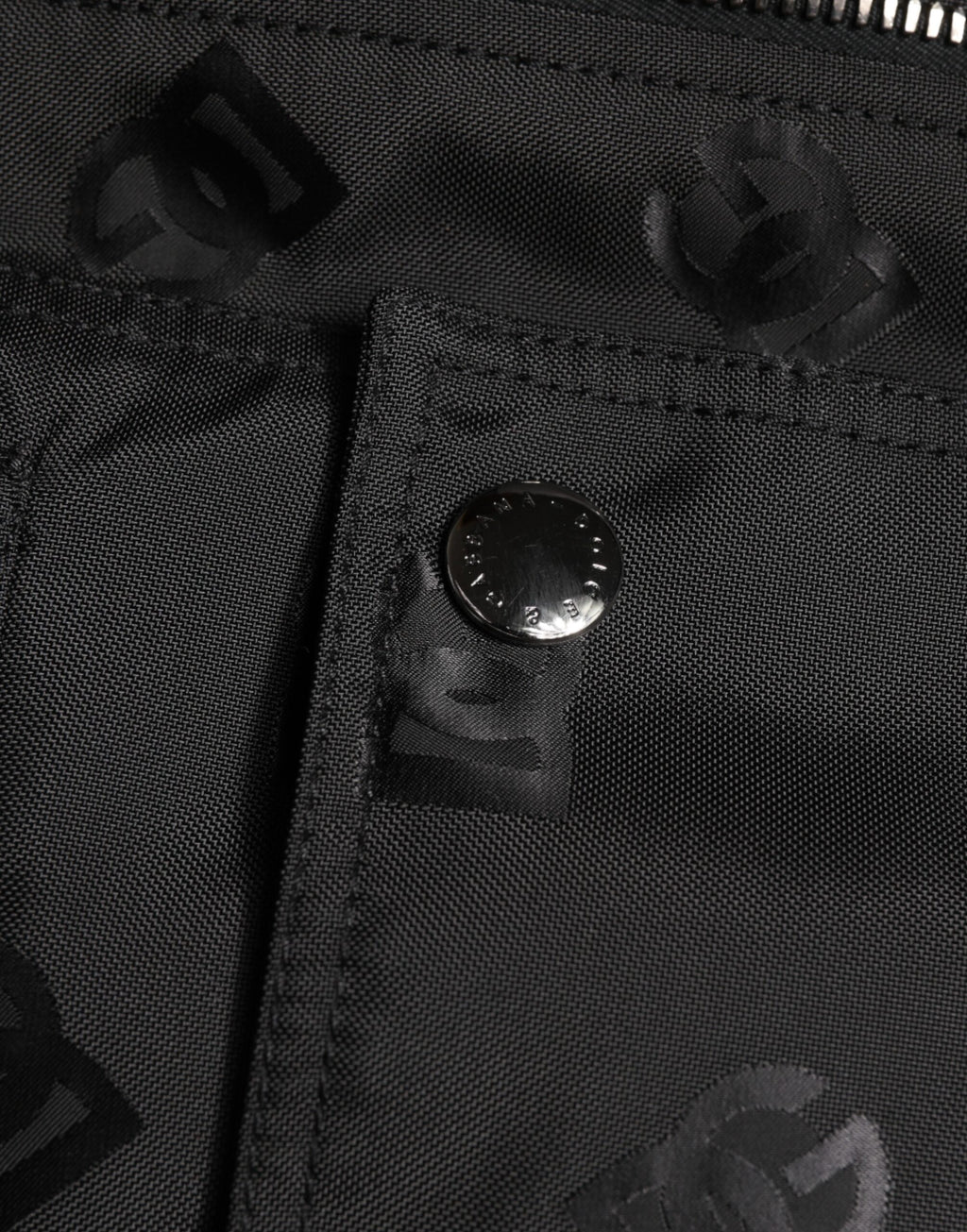 Black Cargo Windbraker Logo Mania Jacket