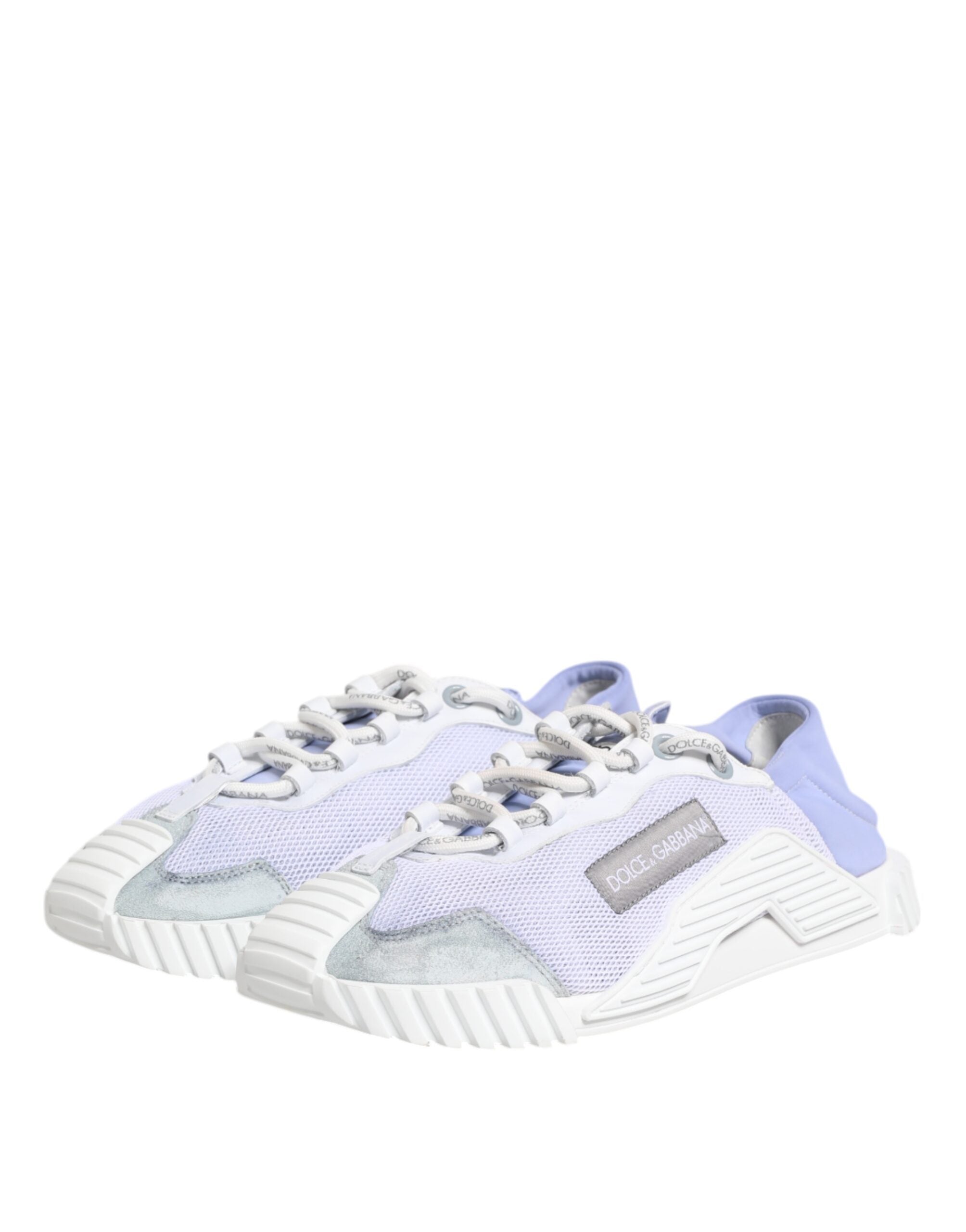 Purple White NS1 Lace Up Low Top Sneakers Shoes