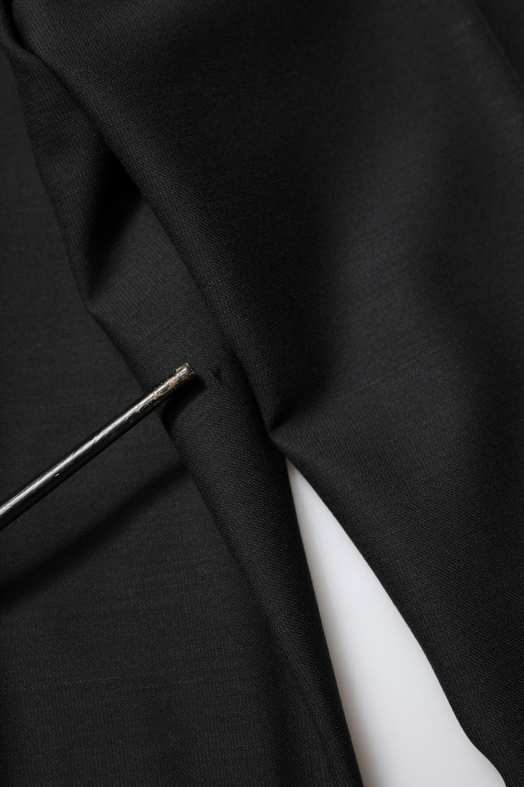 Black Wool Tapered Formal Men Dress Pants