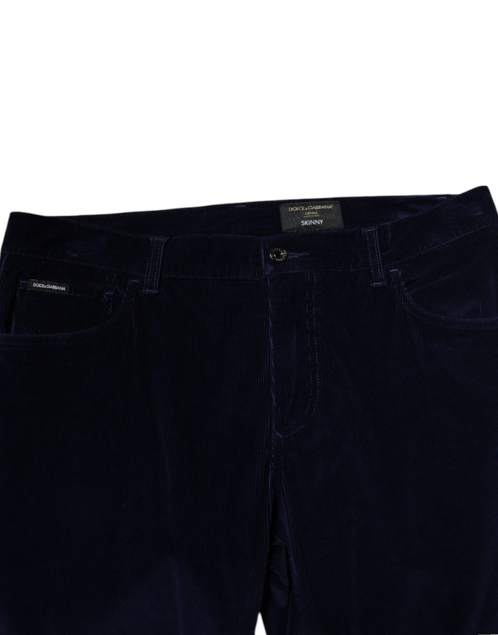 Navy Blue Cotton Tapered Formal Trouser Pants