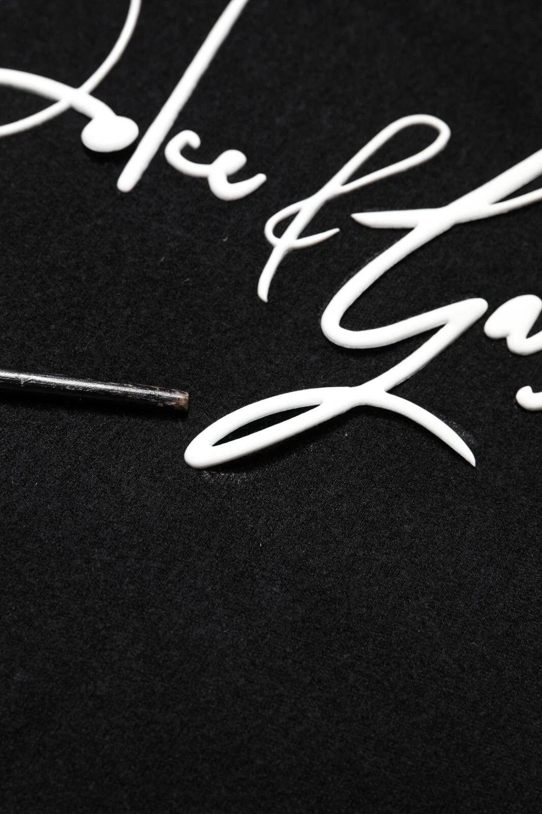 Black Hooded Logo Print Sweatshirt Sweater