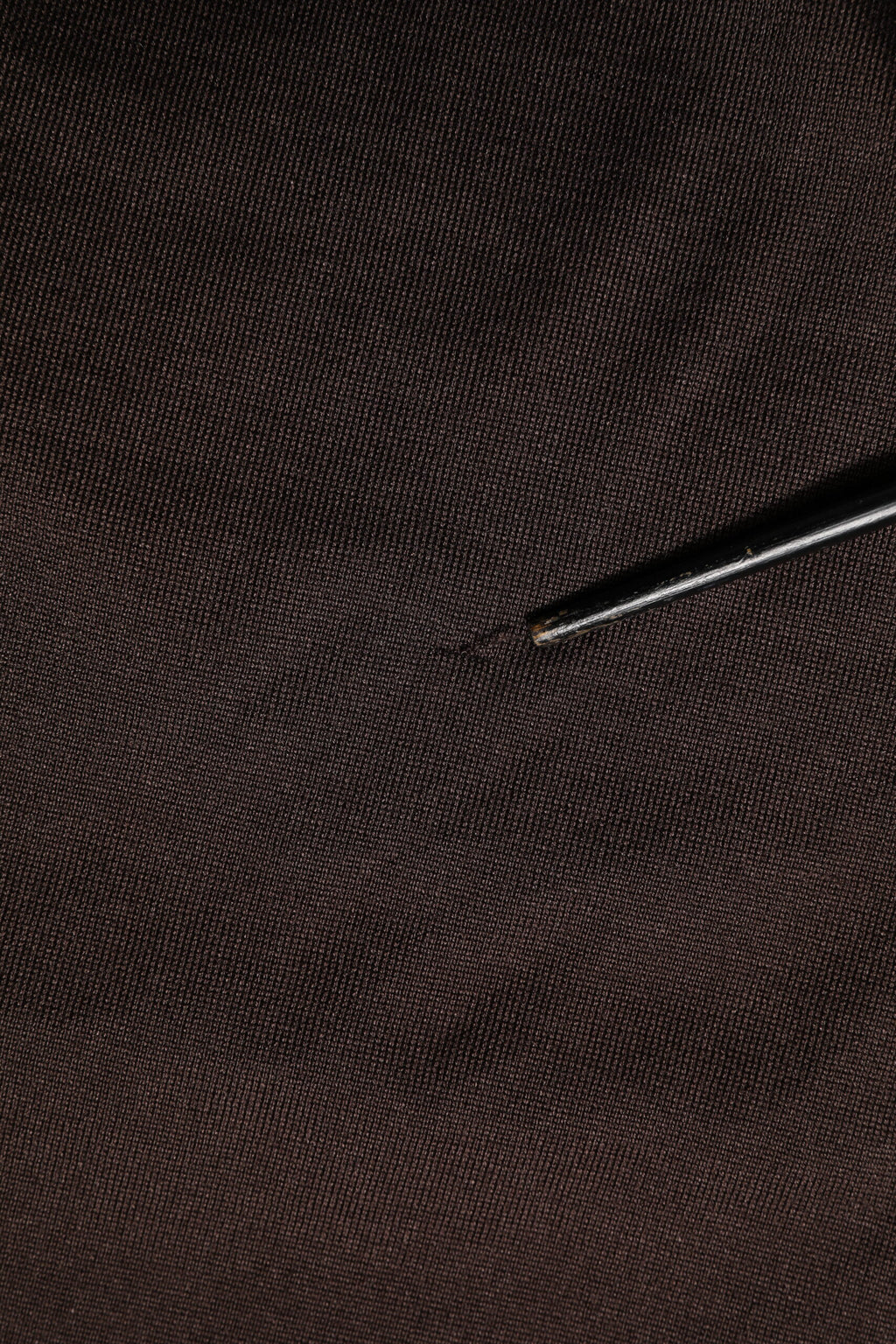 Brown Silk Crew Neck Short Sleeves T-shirt