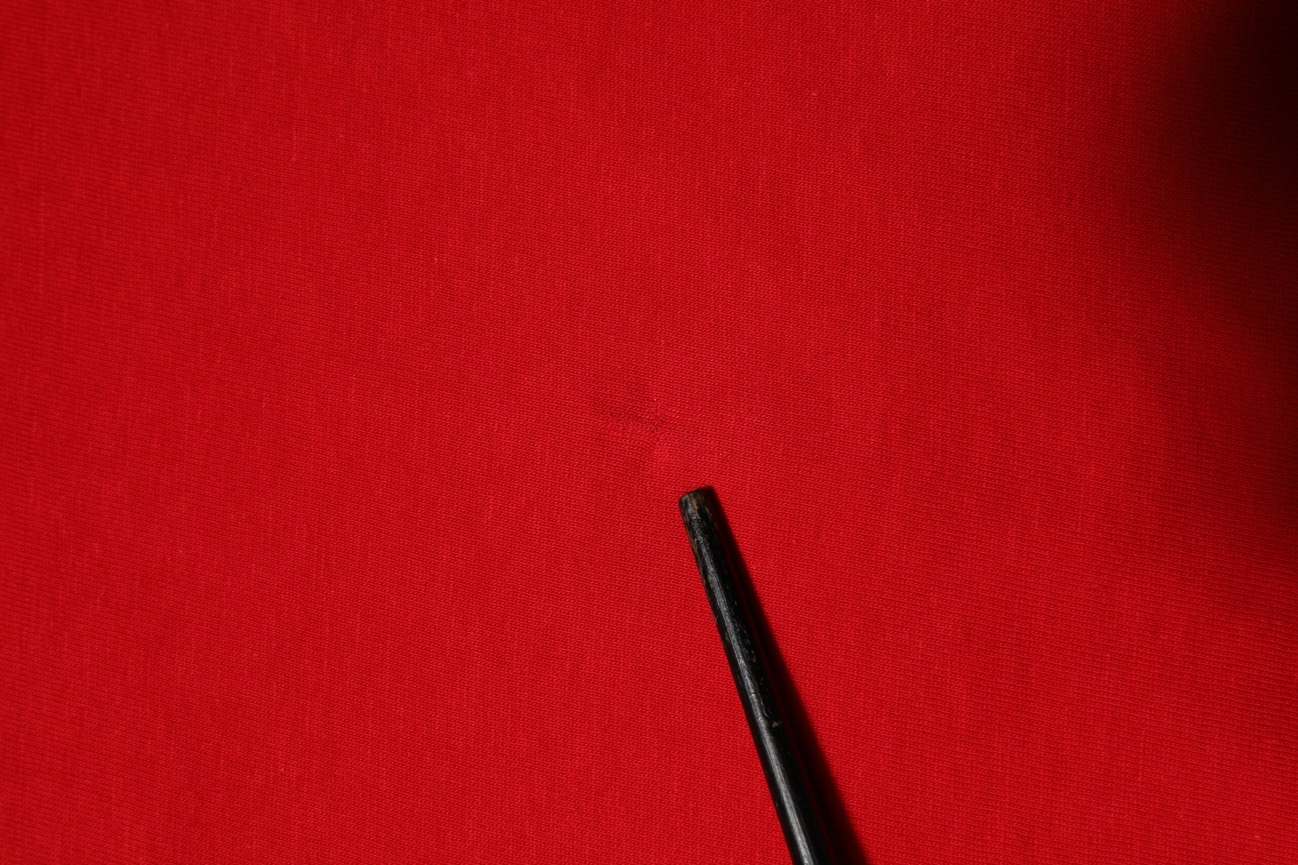 Red Cotton Short Sleeves Crew Neck Top T-shirt