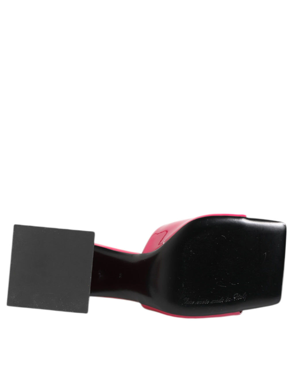 Pink Open Toe Block Heel Mules Sandals Shoes