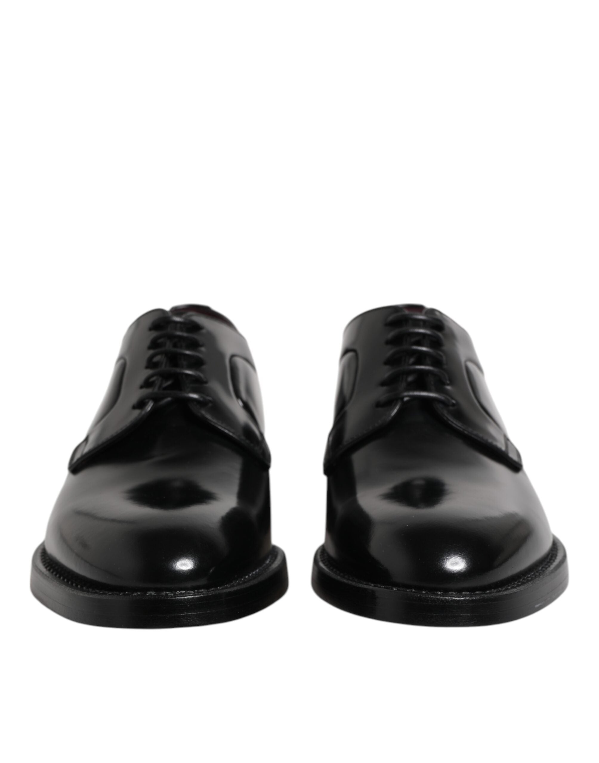 Black Calf Leather Lace Up Dress Shoes