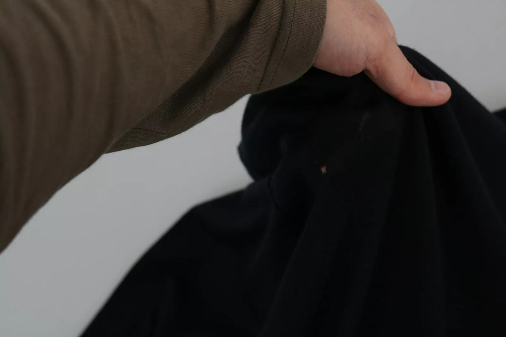 Black Cashmere Crewneck Pullover Sweater