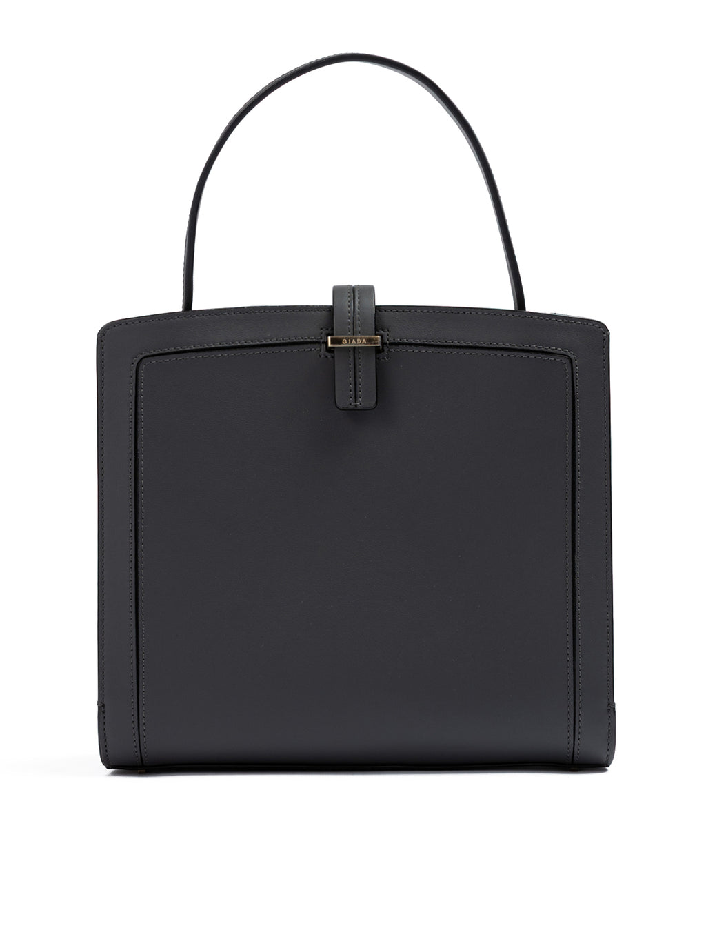 Anthracite Leather Shoulder Bag