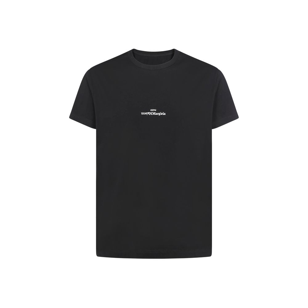 Margiela Black Cotton T-Shirt