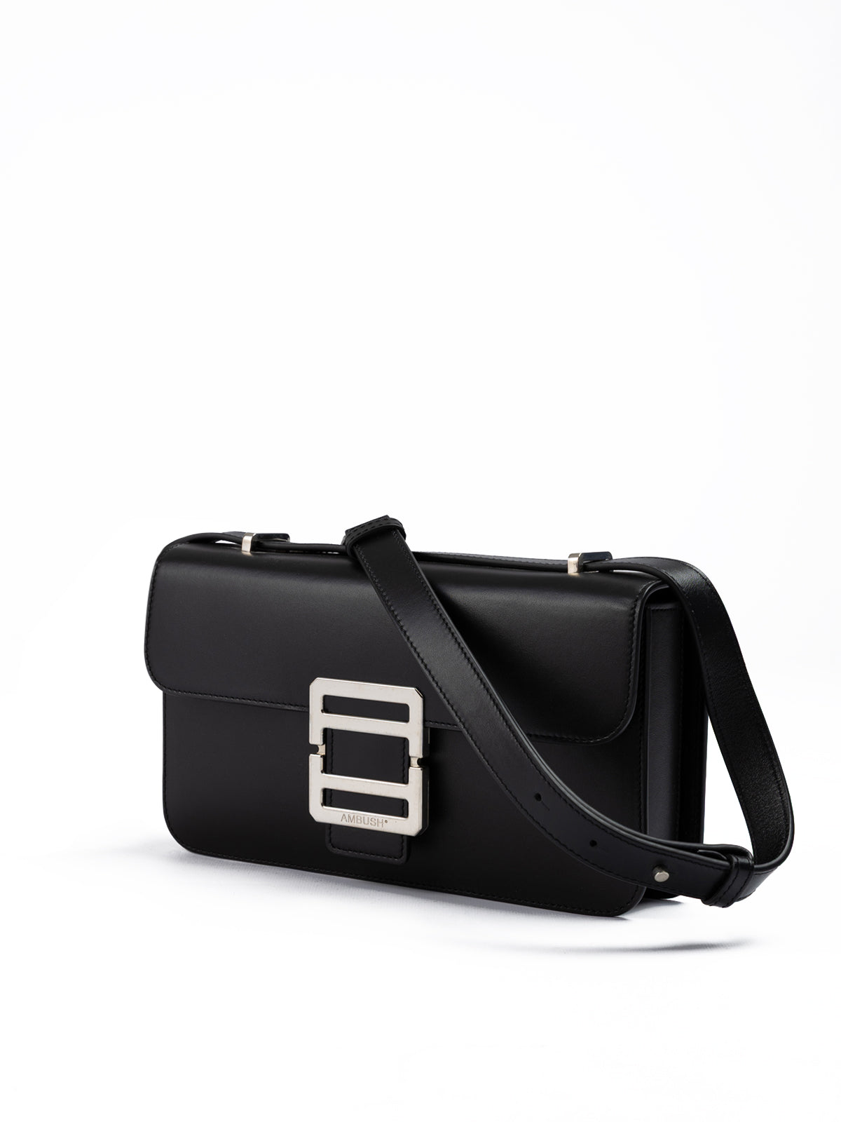 Black Leather Crossbody Bag