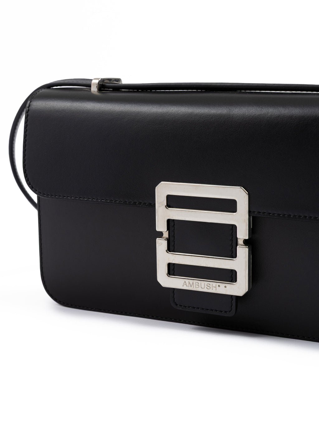 Black Leather Crossbody Bag