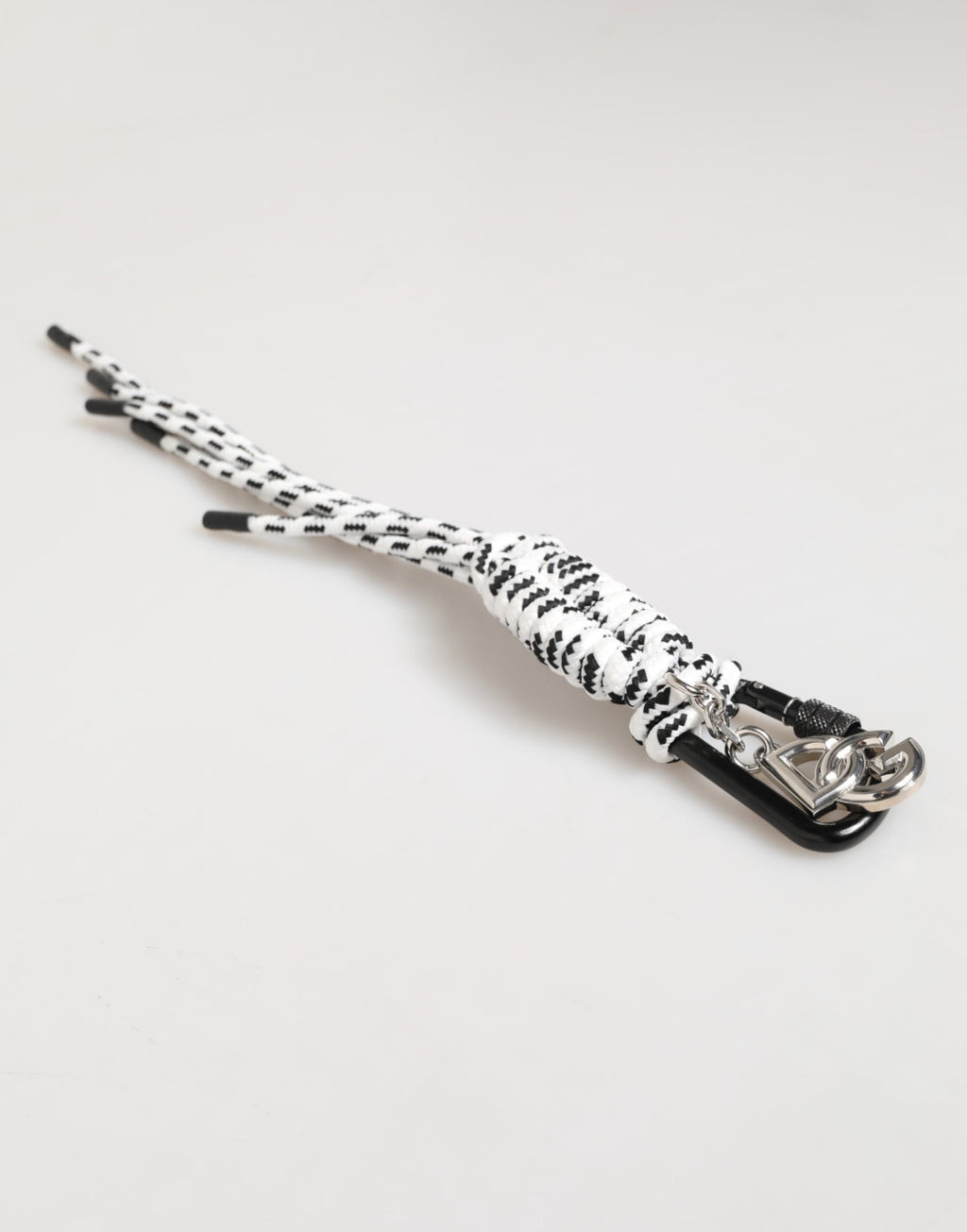 Multicolor Polyester Tape String DG Logo Keychain Keyring