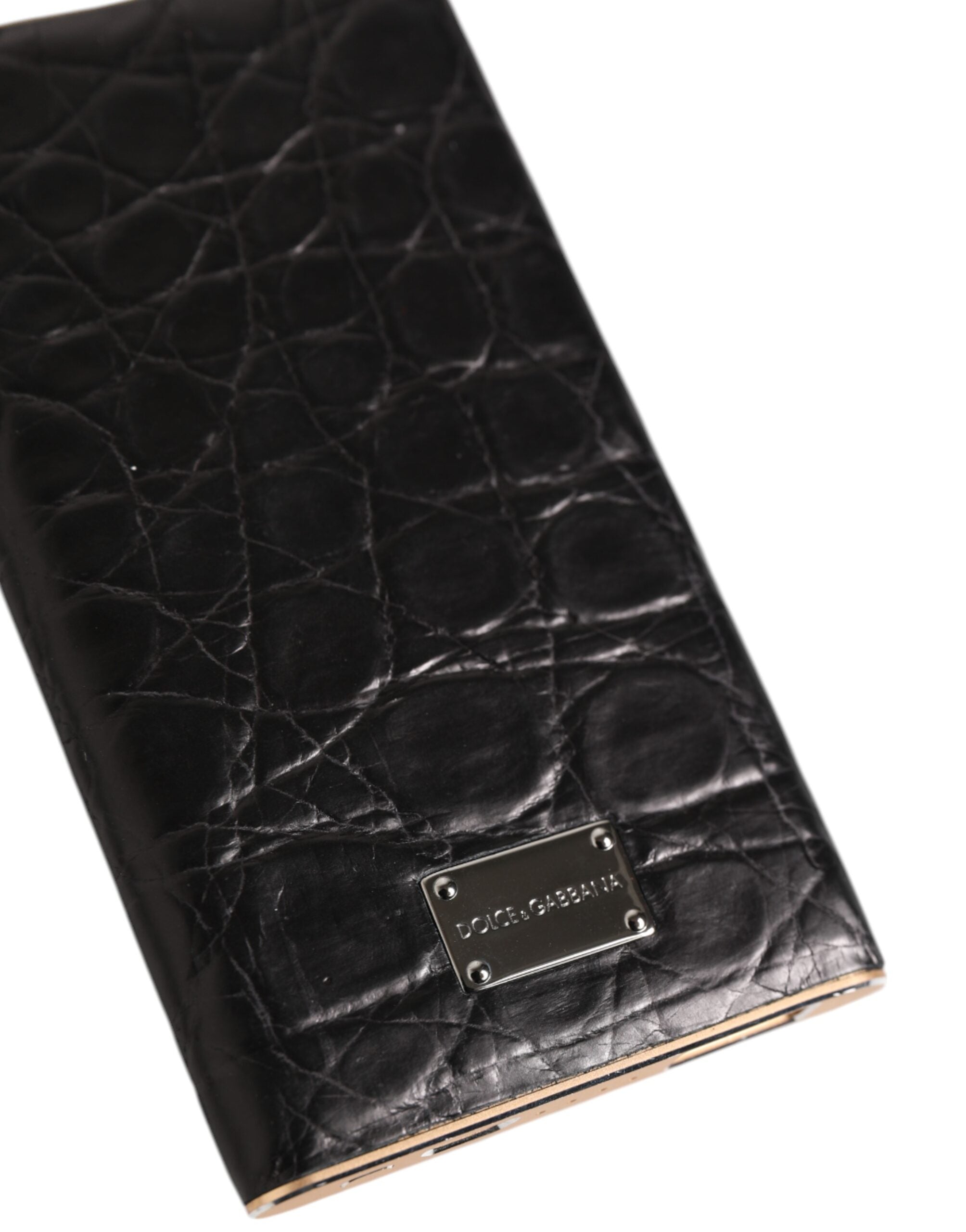 Black Leather Embossed Skin 3000mAh Power Bank Charger USB