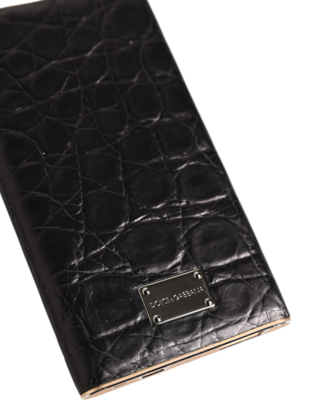 Black Exoctic Leather Embossed 3000mAh Power Bank Charger USB