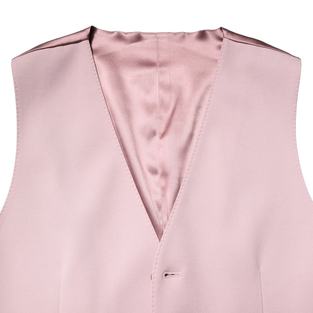 Pink Wool Dress Formal Men Waistcoat Vest