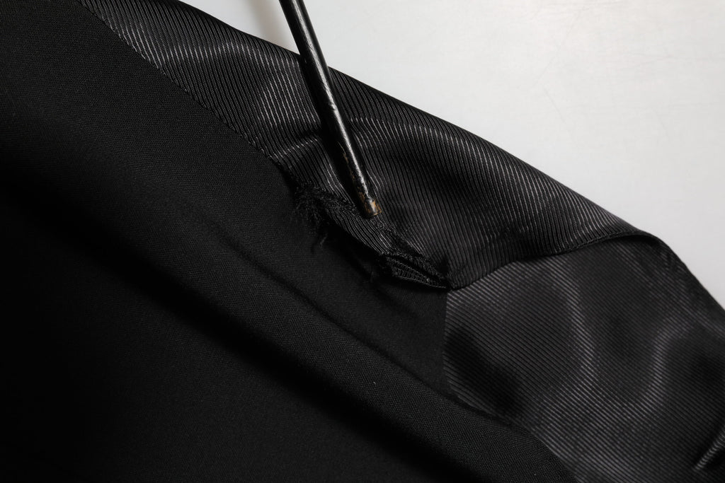 Black Wool Dress Formal Men Waistcoat Vest