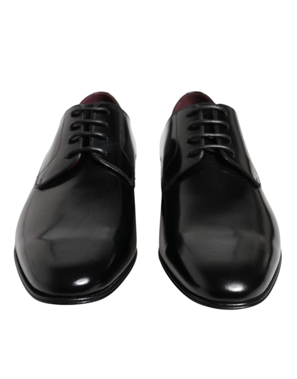 Men Dress Black Calfskin Leather Derby Shoes