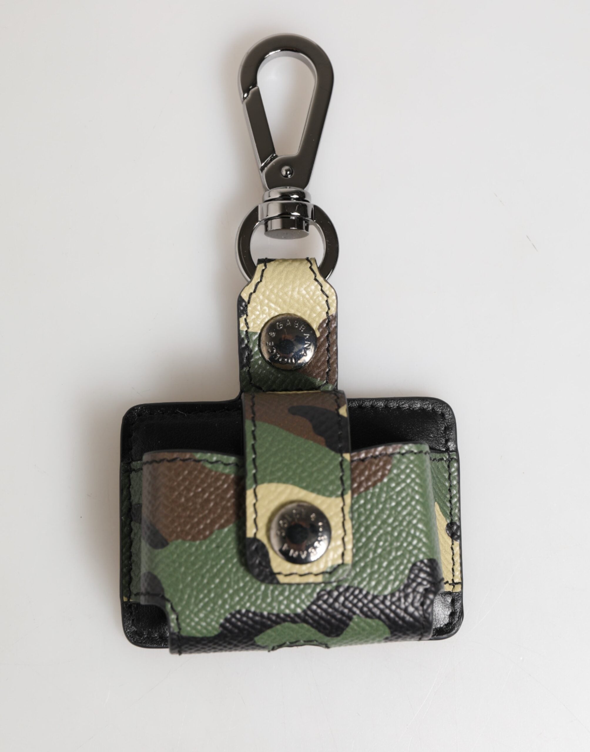 Multicolor Camouflage Leather Metal Accessory  Airpods Case