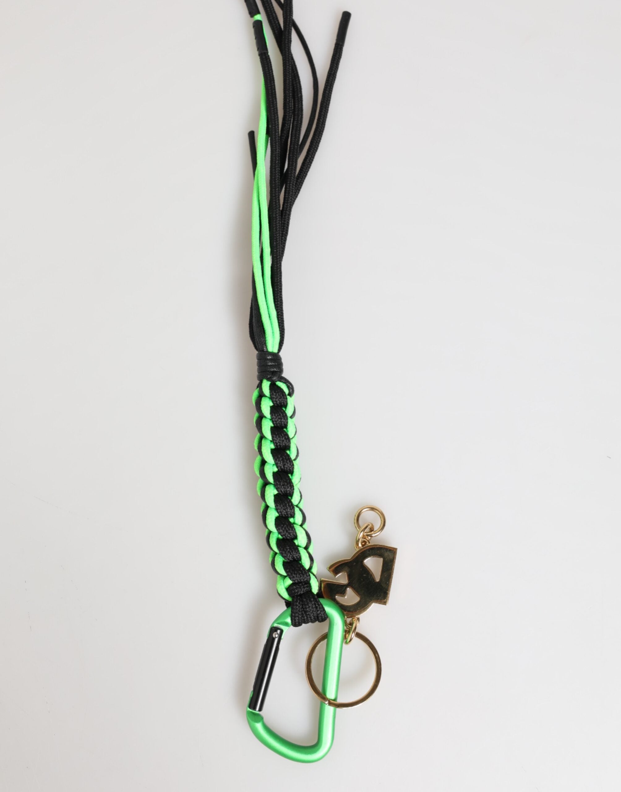 Polyester Multicolor Tape String DG Logo Keychain Keyring