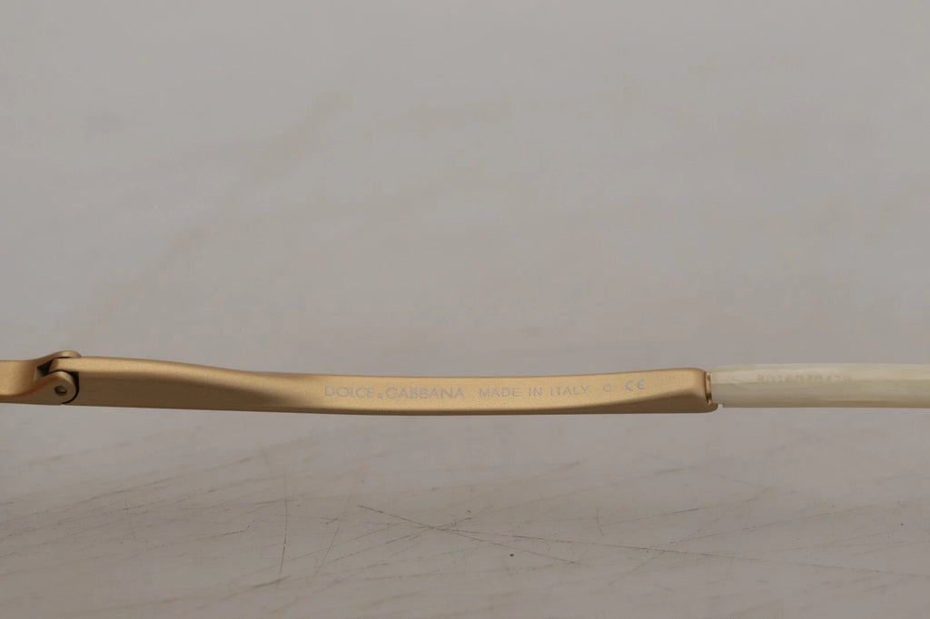 DG2159B Beige Gold Straw Butterfly Crystals Sunglasses