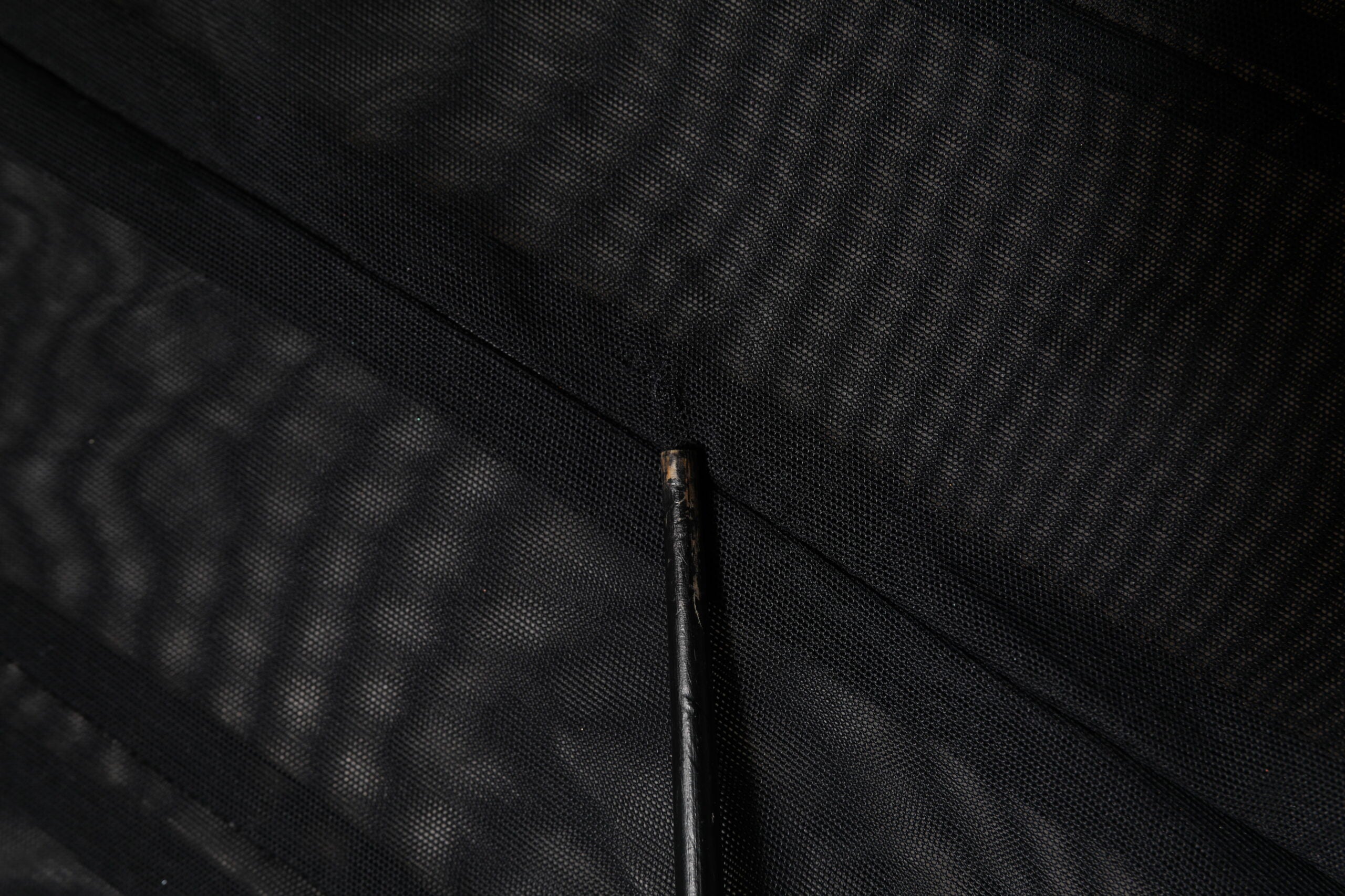 Black Sheer Mesh Long Sleeve Jumpsuit Bodysuit Dress