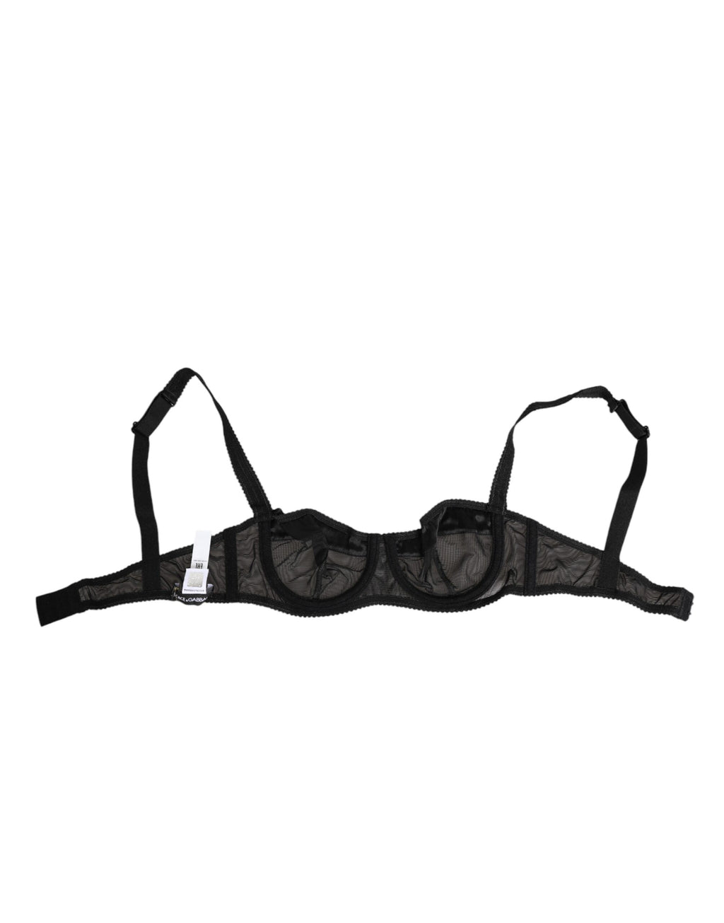 Black Sheer Mesh Underwire Bra  Underwear