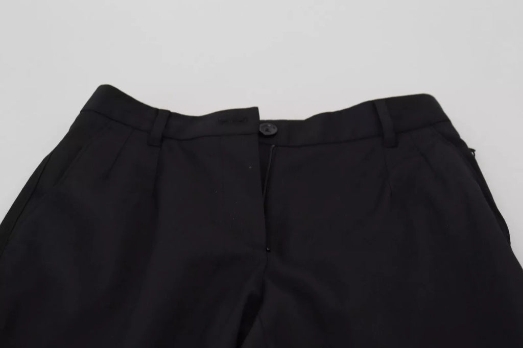 Black High Waist Skinny Trouser STAFF Pants