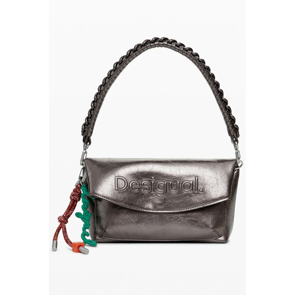 Desigual Bronze Polyethylene Women Handbag