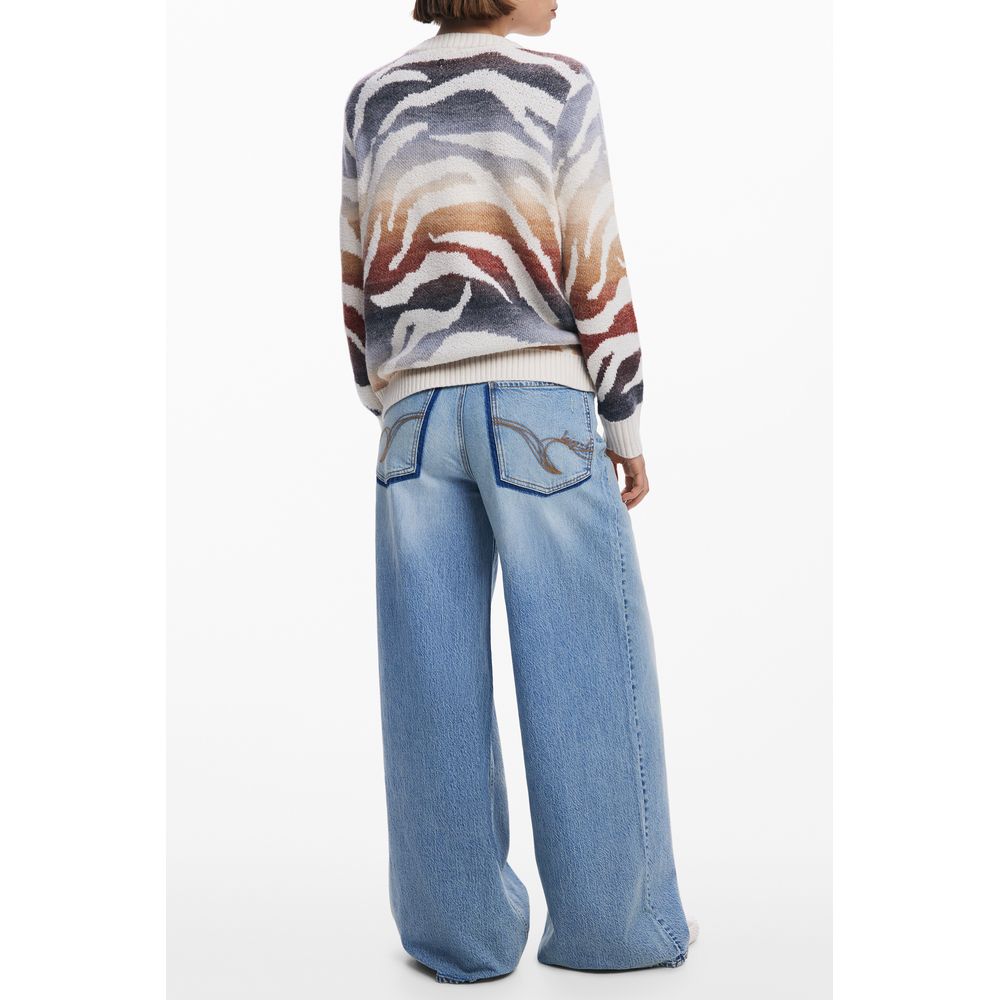 Desigual White Polyamide Women Sweater