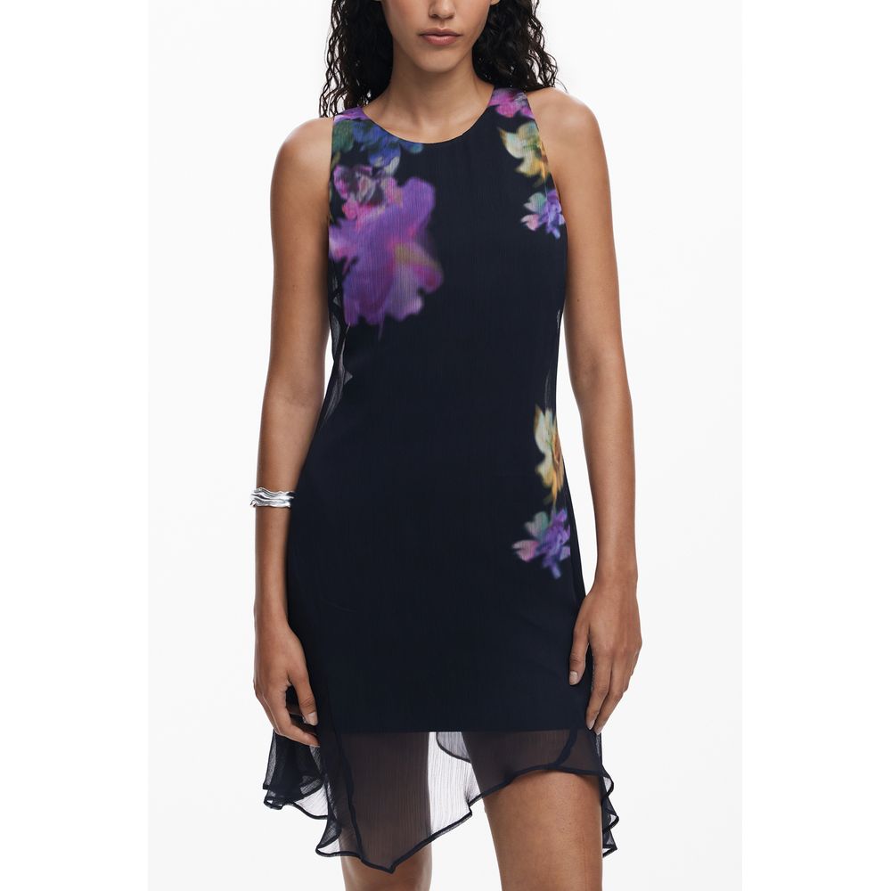 Desigual Black Polyester Women Dress