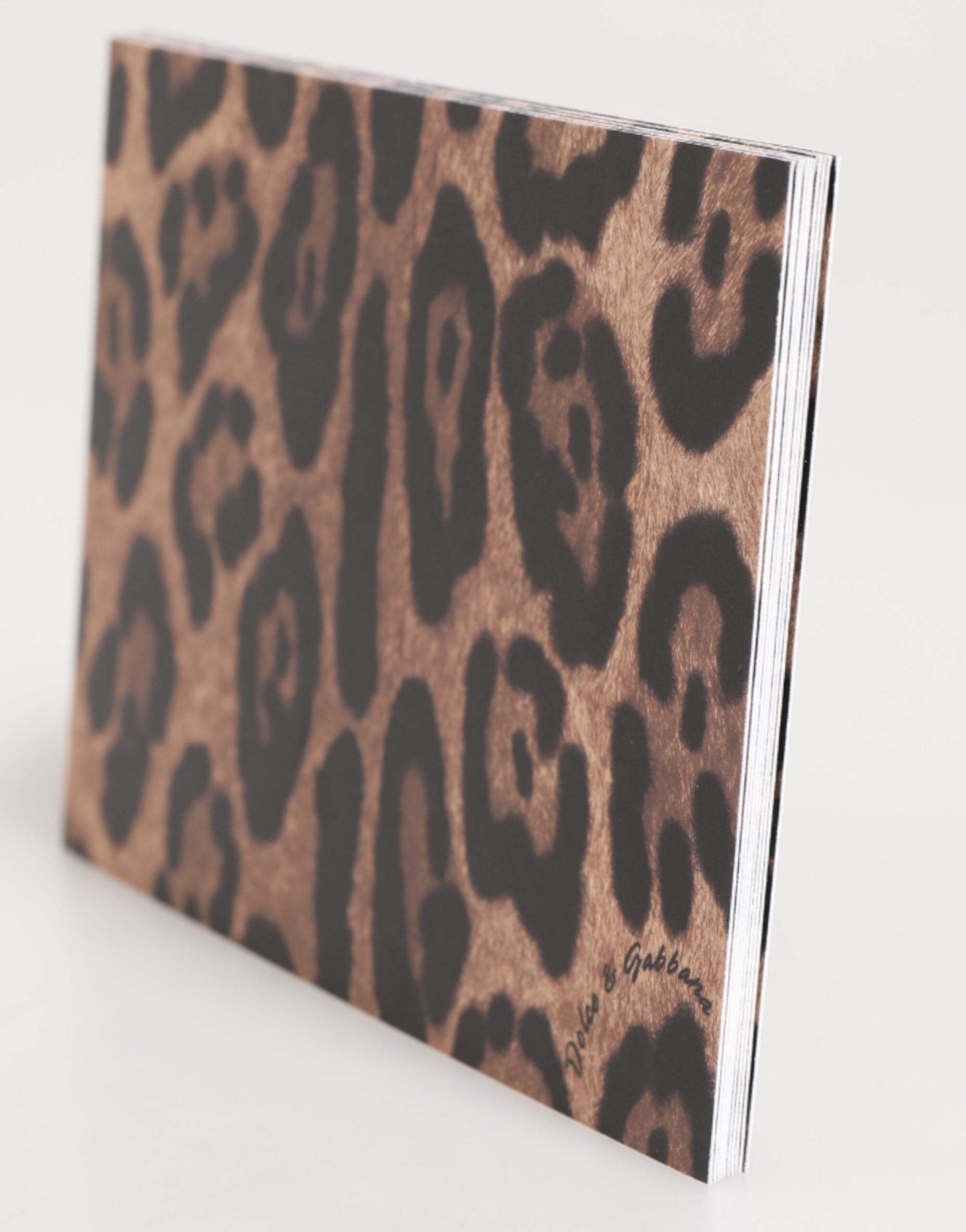 Multicolor Leopard Print Envelope Paper Post Card Holder