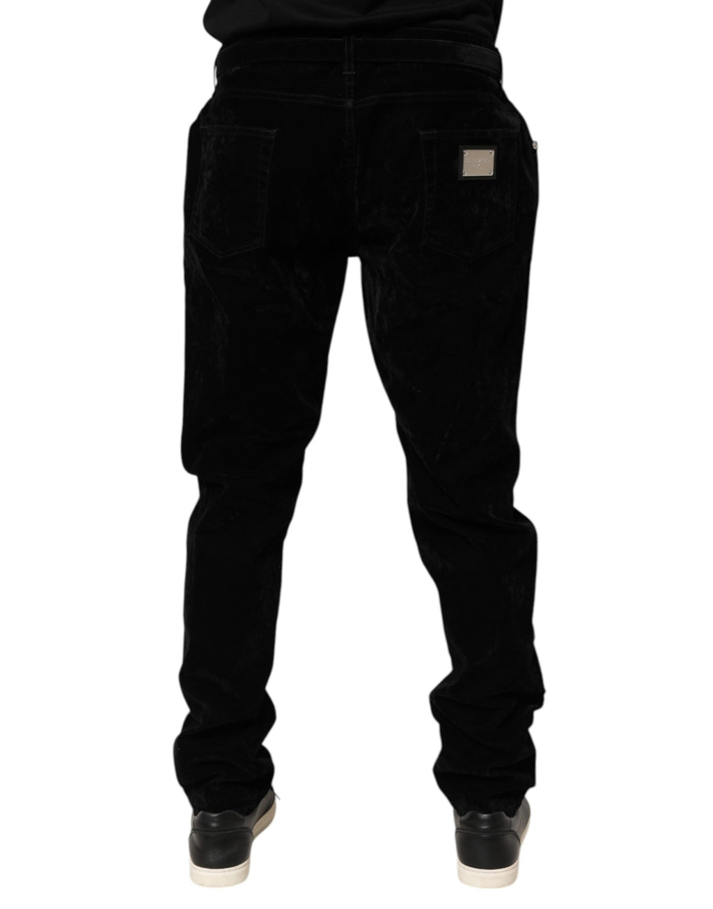 Black Cotton Slim Fit Denim Trouser Jeans