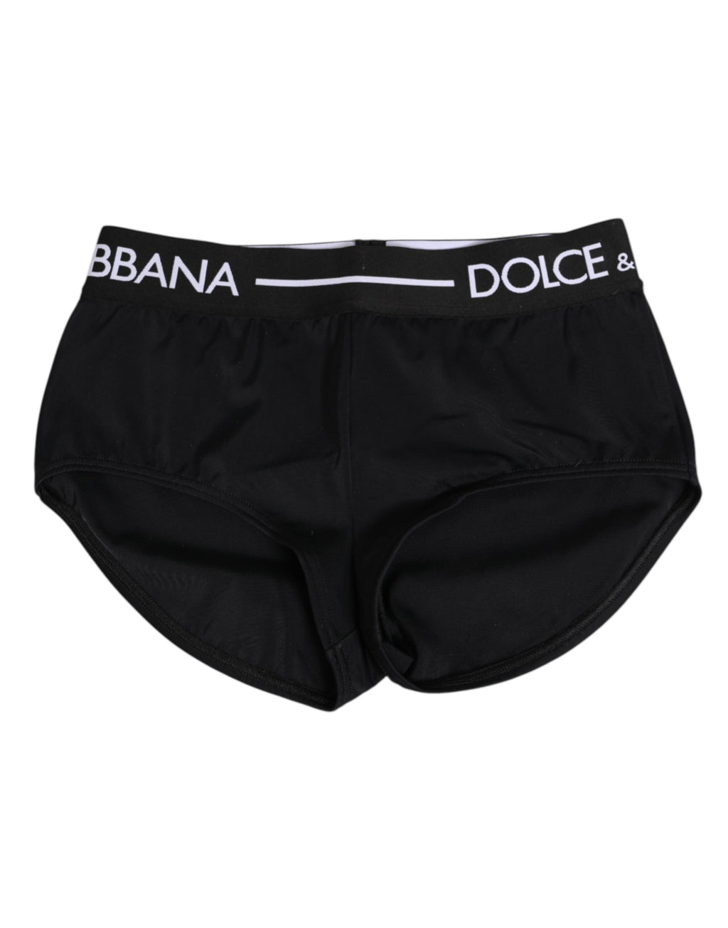 Black Nylon Logo Waistband Shorts Underwear