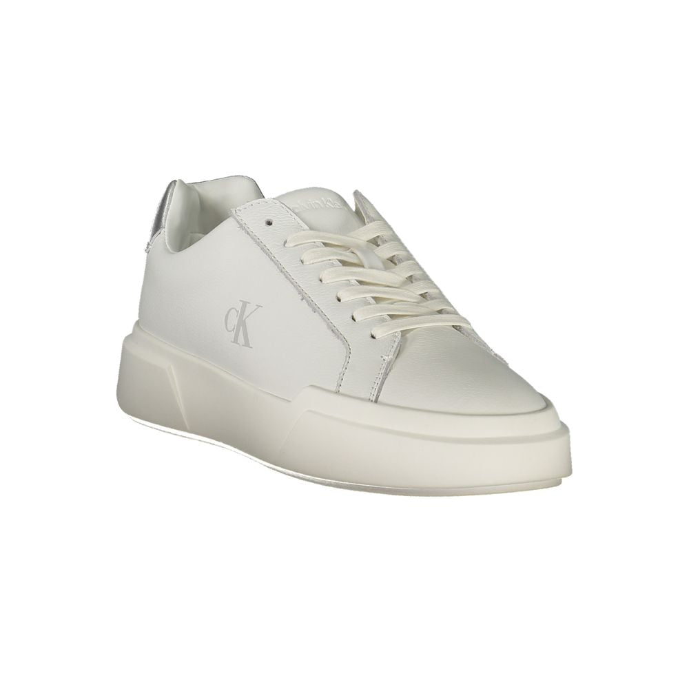 Calvin Klein White Leather Women Sneaker