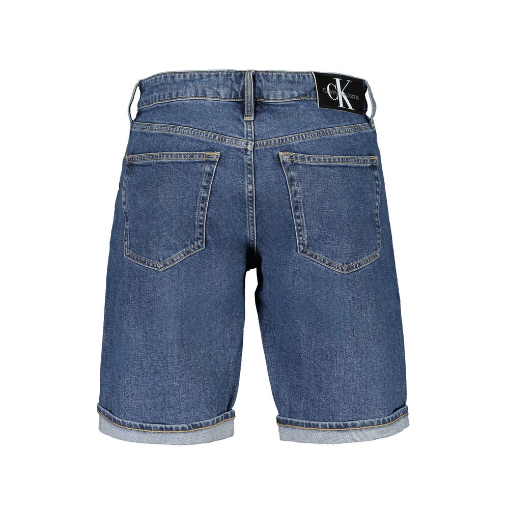 Blue Cotton Short