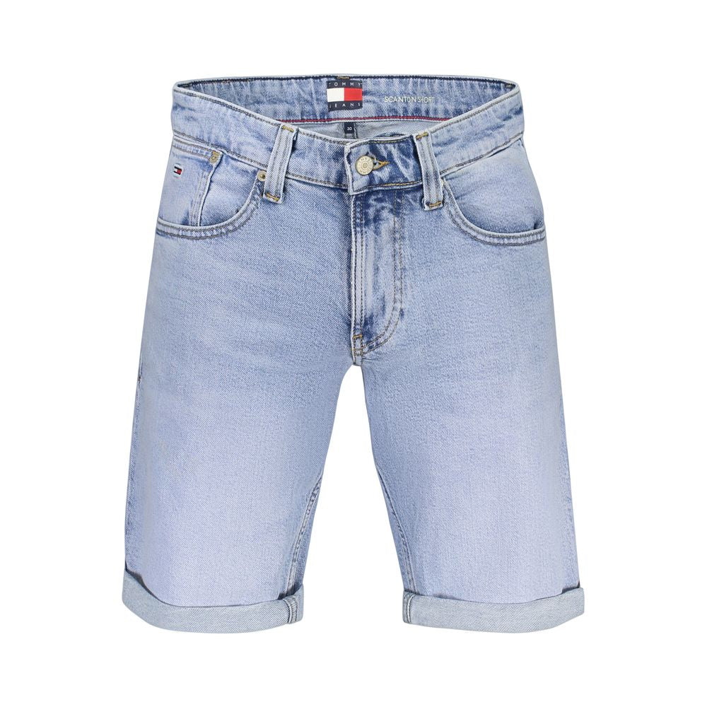 Blue Cotton Short