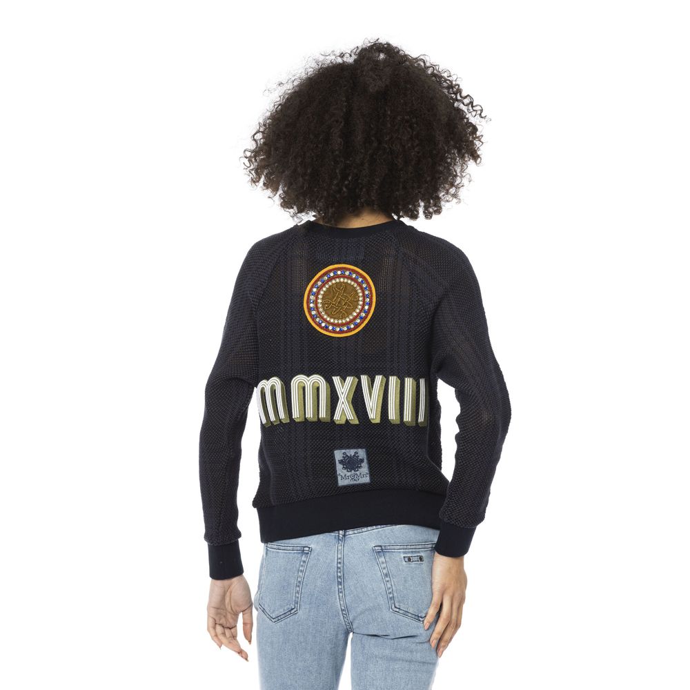 Mr&Mrs Italy Blue Cotton Women Shirt